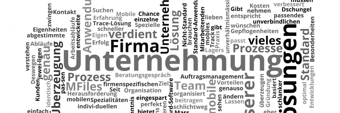 Wordle der MFiles GmbH